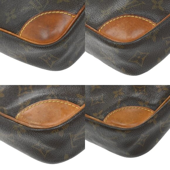 LOUIS VUITTON Danube Shoulder Bag Monogram Leather Brown France M45266 30EF717 - Picture 7 of 16